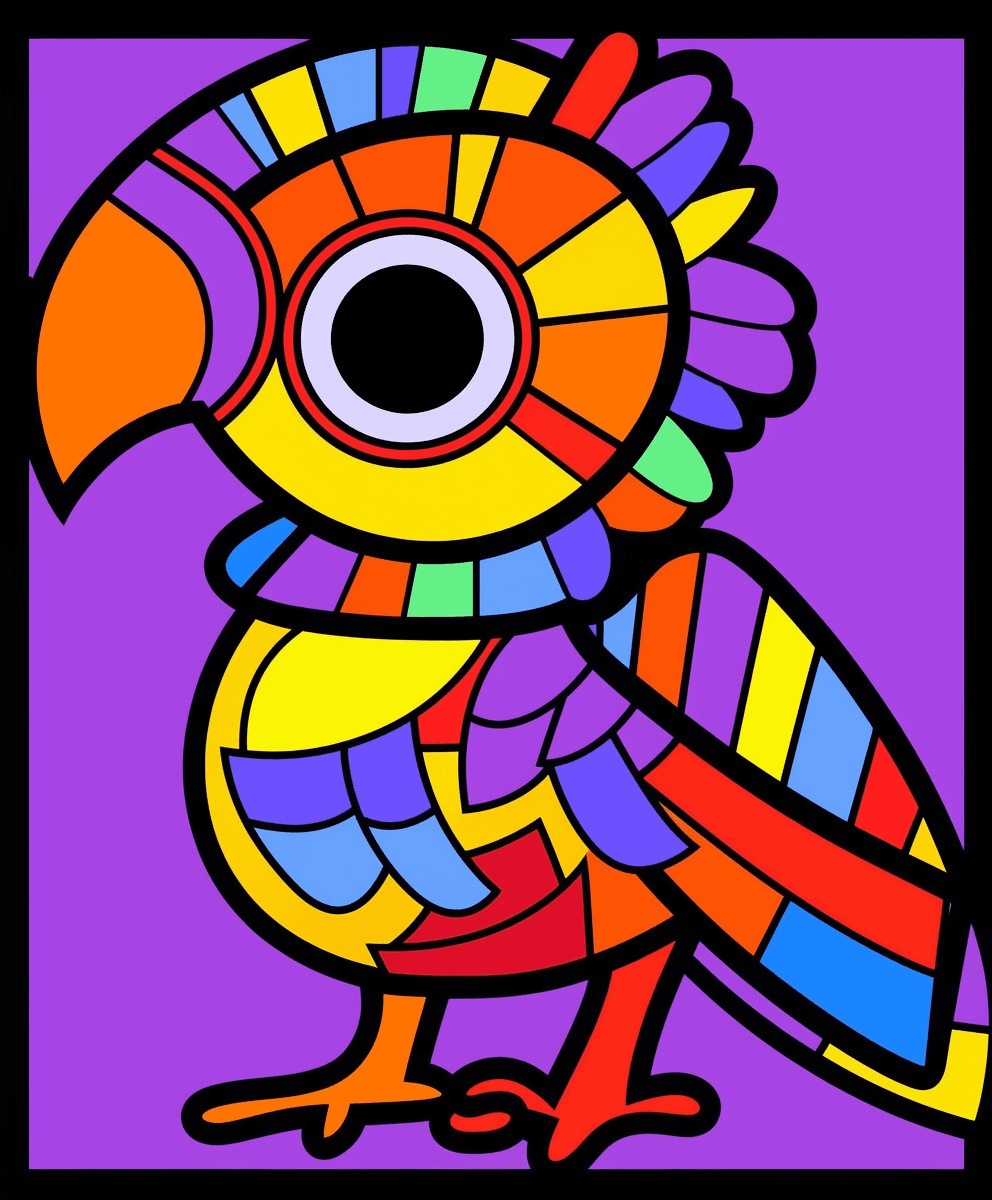 Bird Beats original repeating artwork