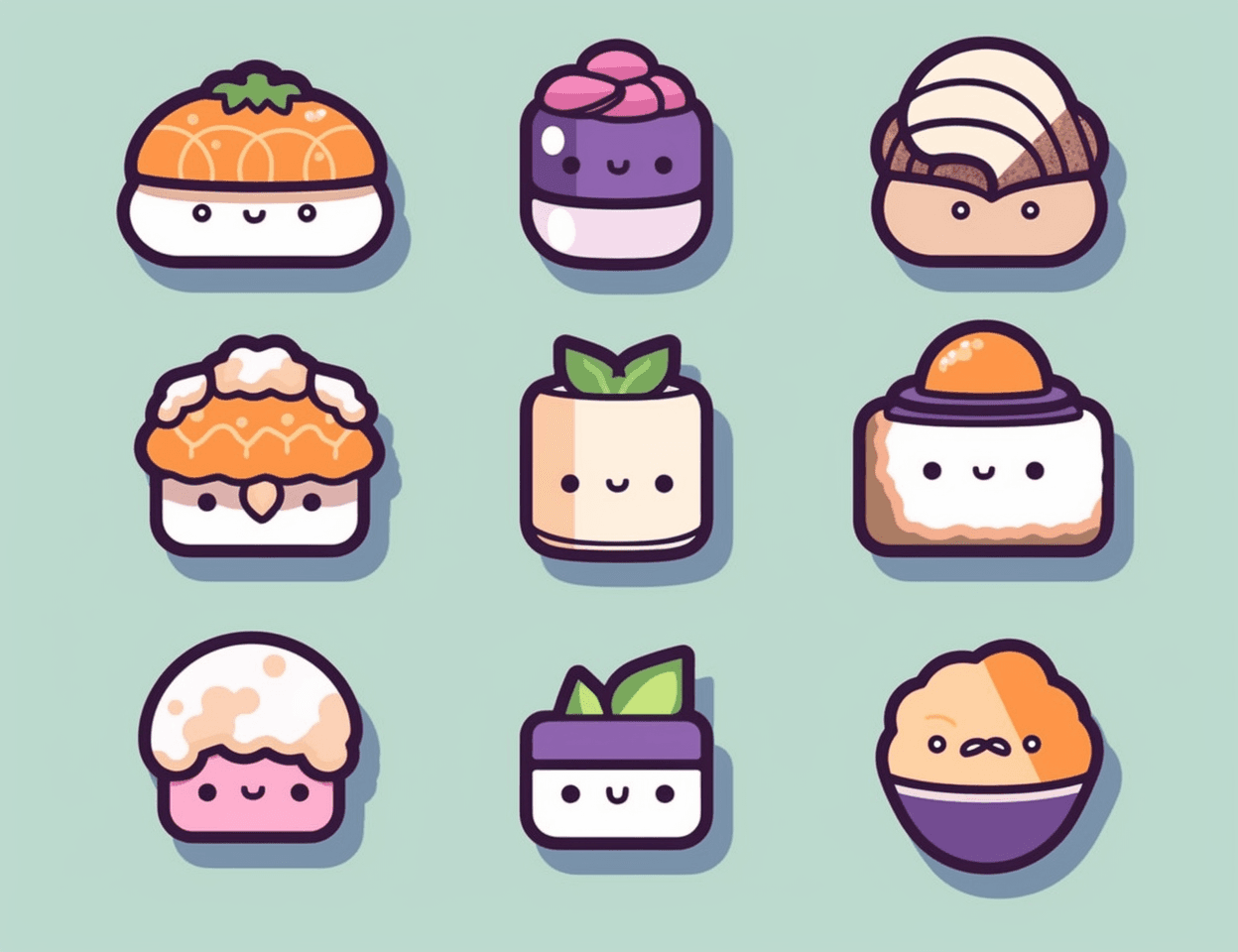Cake Session original repeating artwork