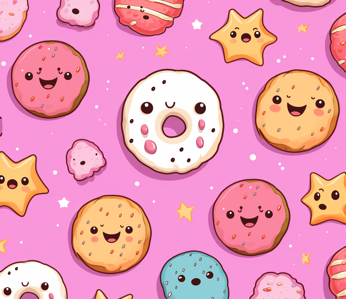 Cake Bloom original repeating artwork