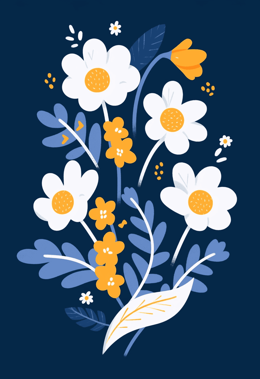 Blossom 1055 original repeating artwork