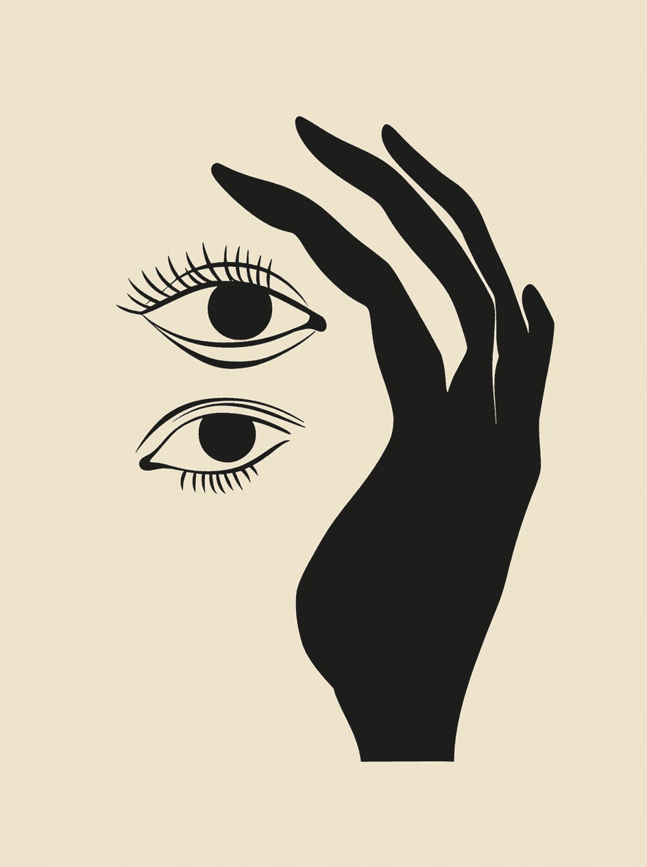 Eye Hue original repeating artwork