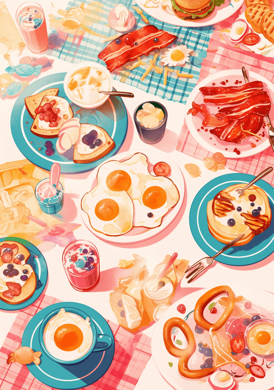 Snack 003 original repeating artwork