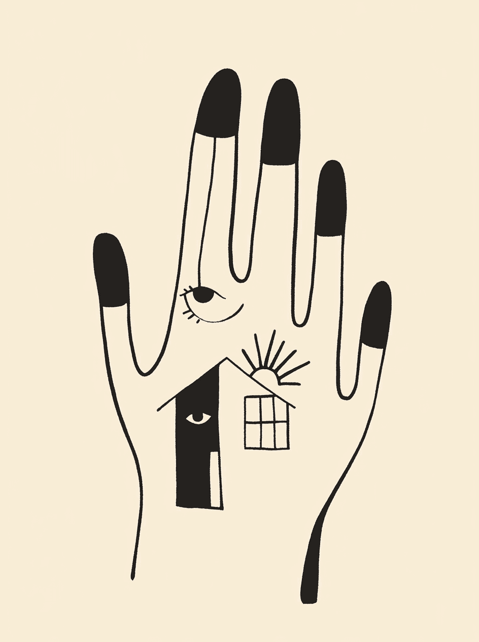 Hand Rhythm original repeating artwork