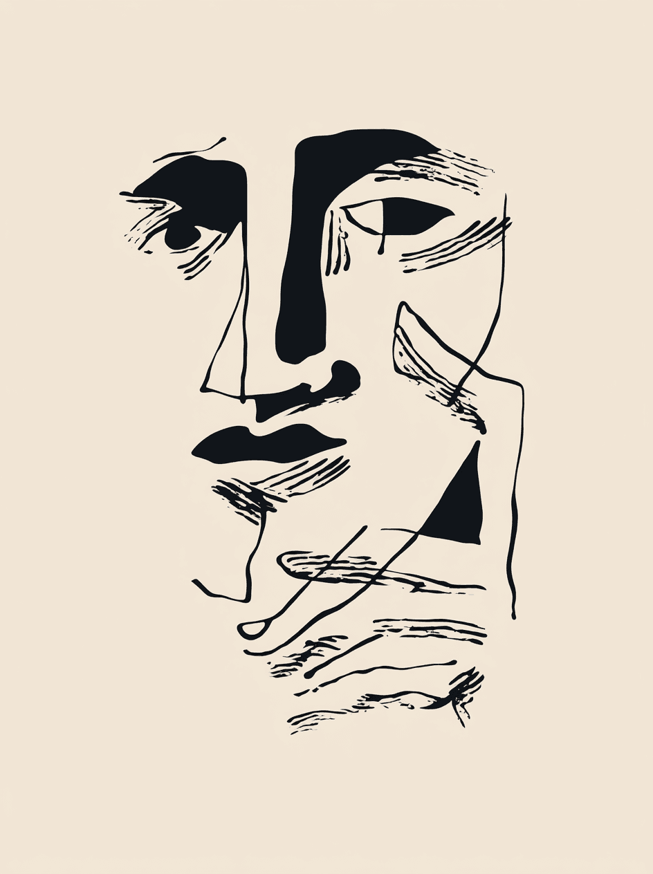 Face Buzz original repeating artwork