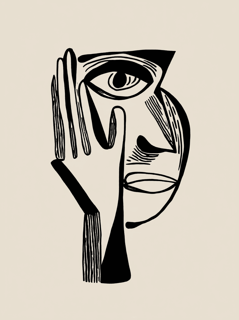 Face Boulevard original repeating artwork