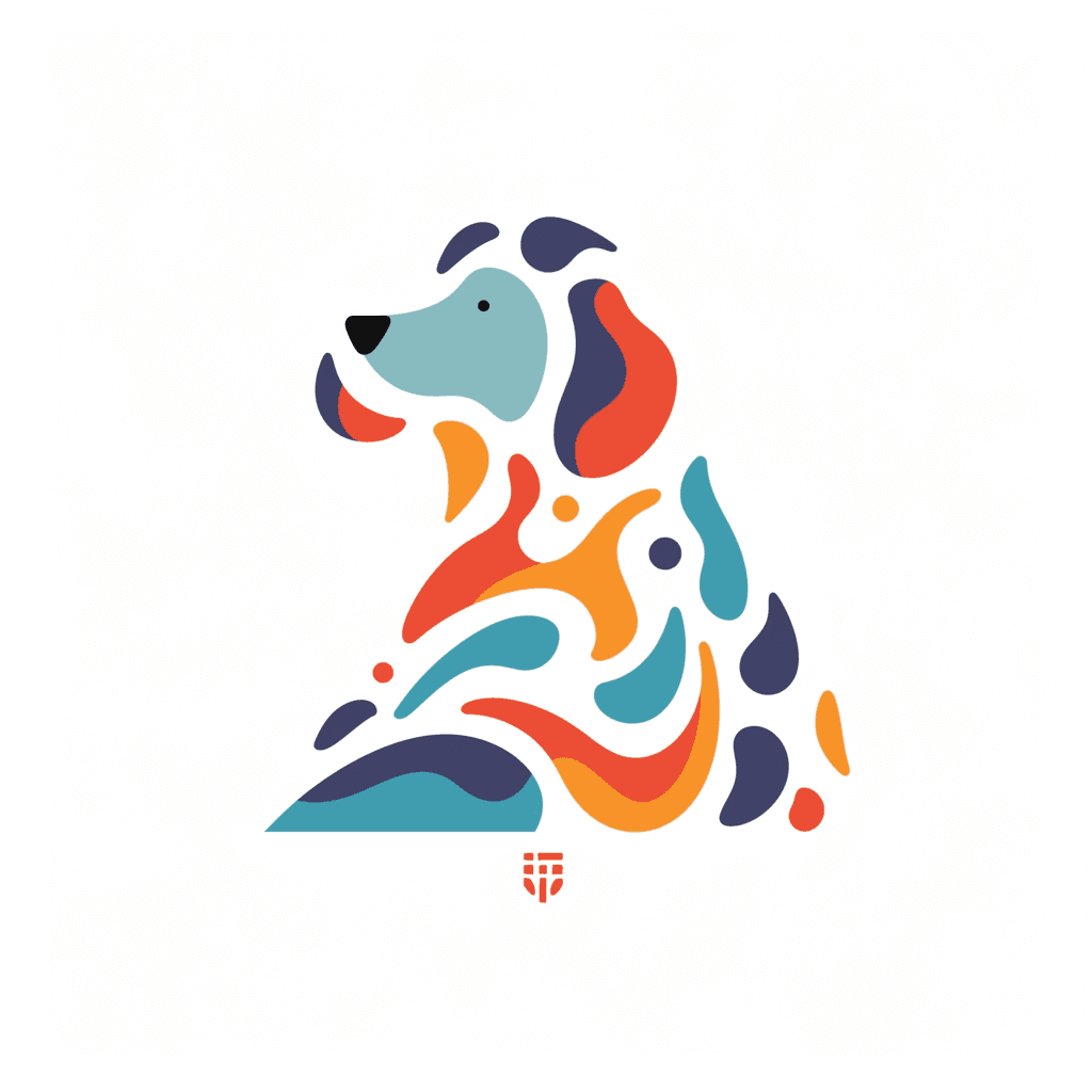 Dog Gang original repeating artwork