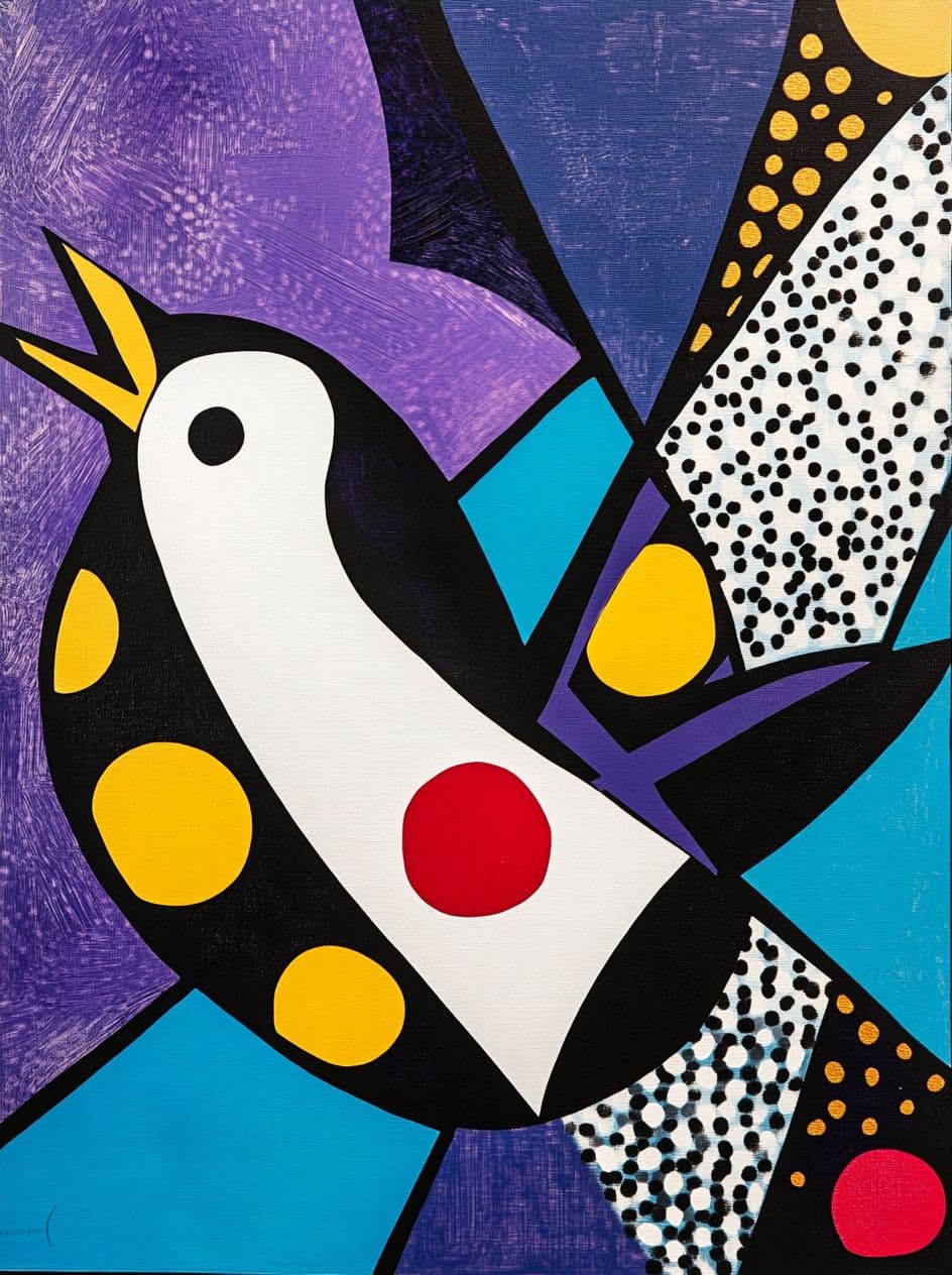 Bird Prism original repeating artwork