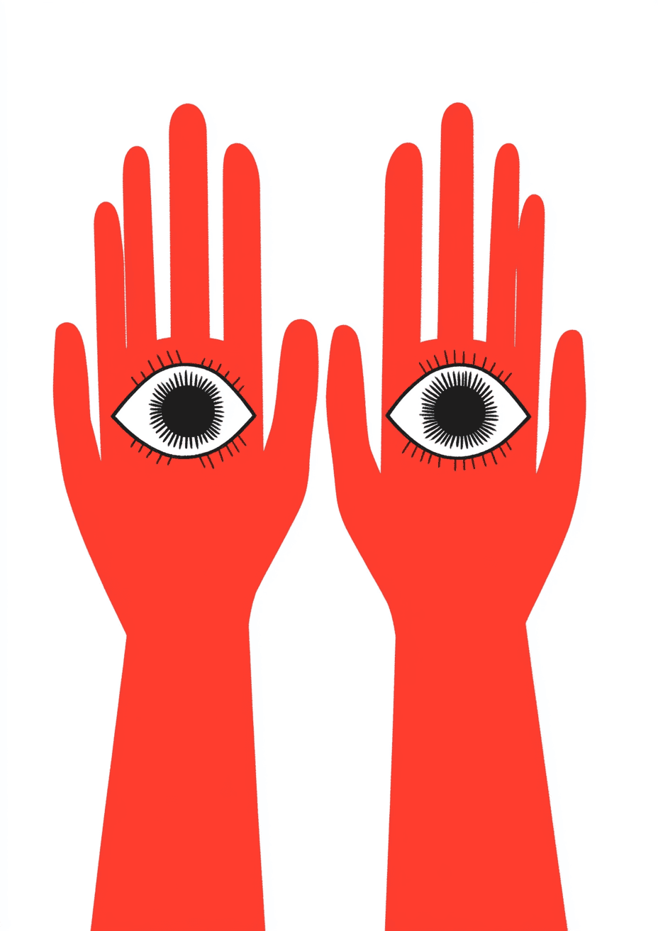 Hand Tune original repeating artwork