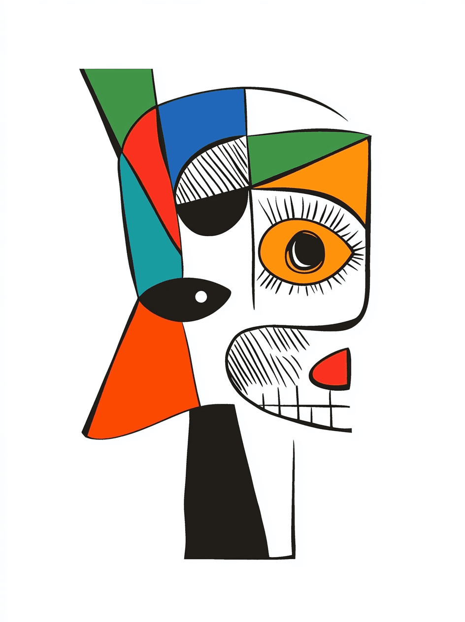 Face Bright original repeating artwork