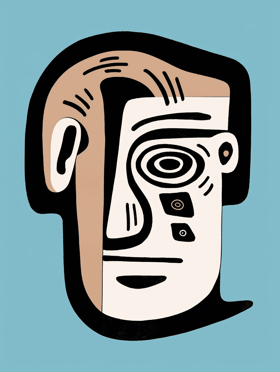 Face Pop original repeating artwork