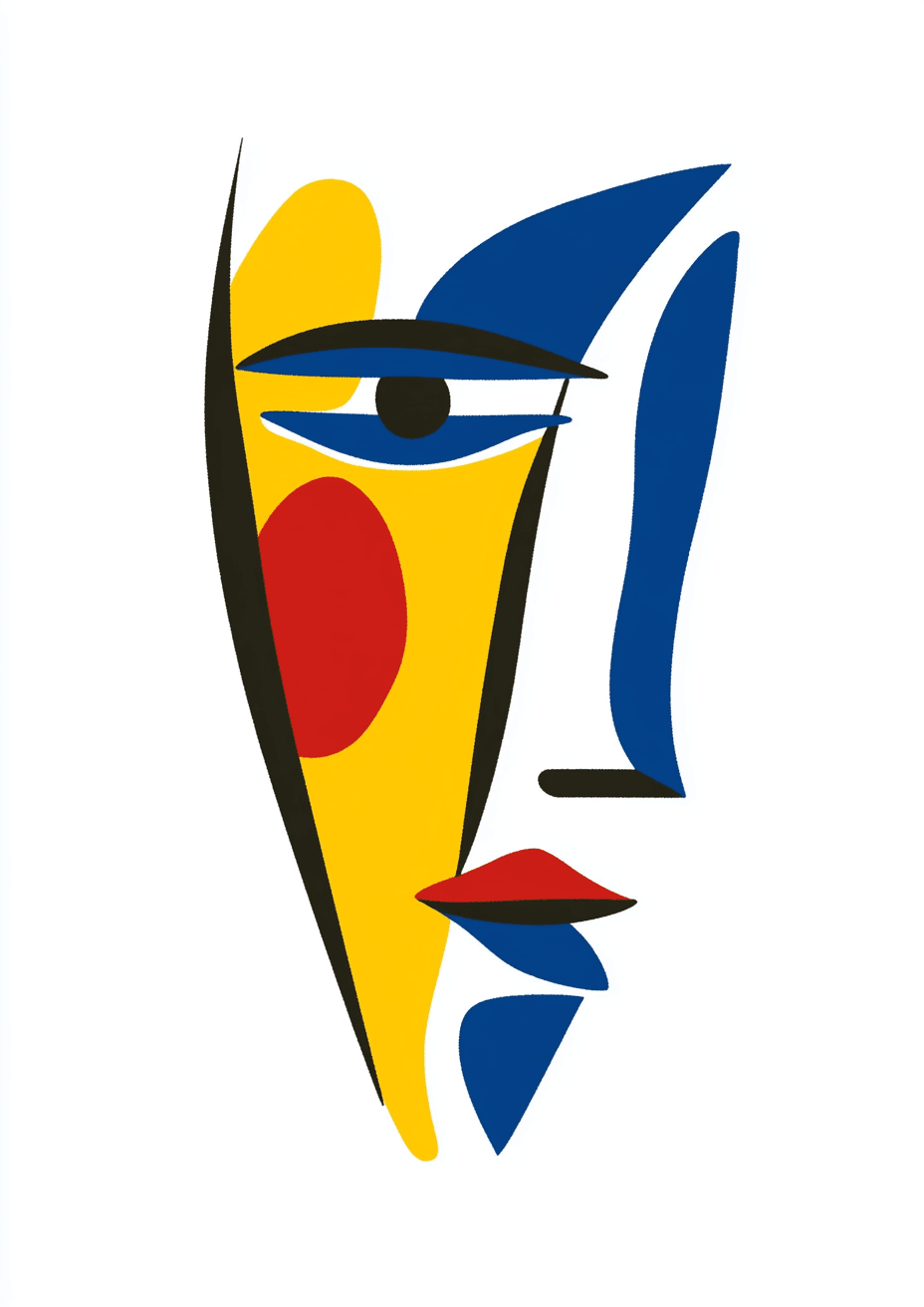 Face Sunrise original repeating artwork