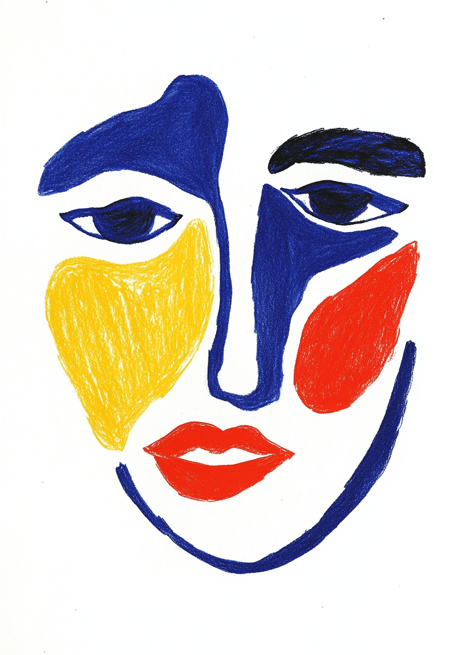 Face Chase original repeating artwork
