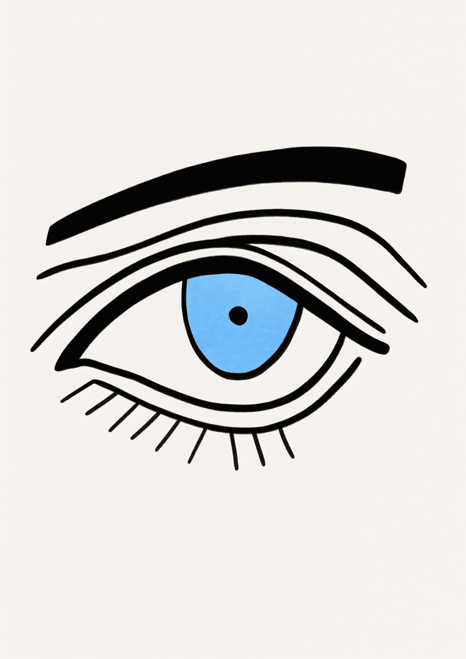 Eye Pastel original repeating artwork