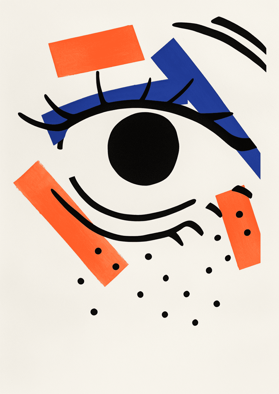 Eye Blast original repeating artwork