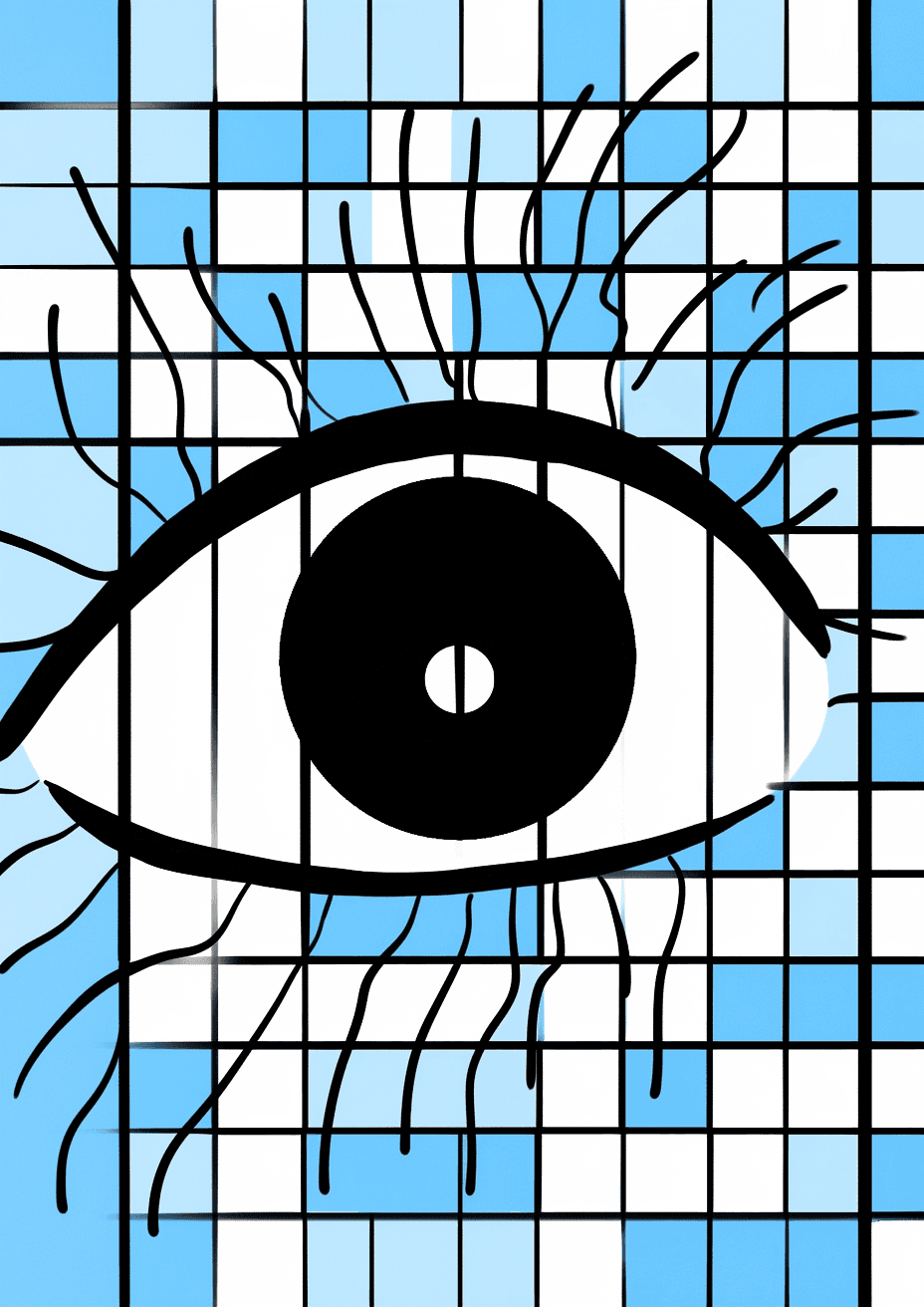 Eye Glide original repeating artwork
