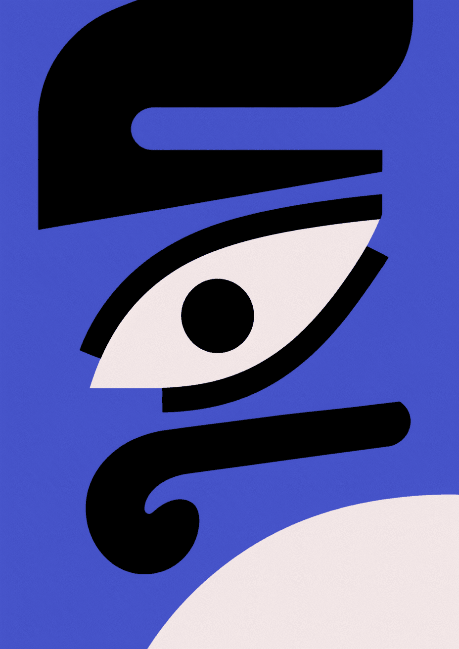 Eye Spin original repeating artwork
