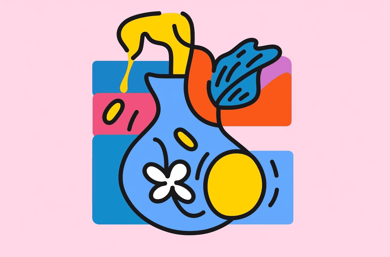 Vase Crew original repeating artwork