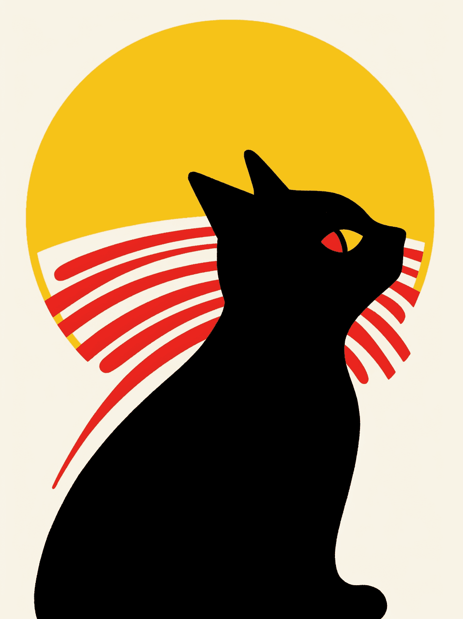 Cat Pop original repeating artwork