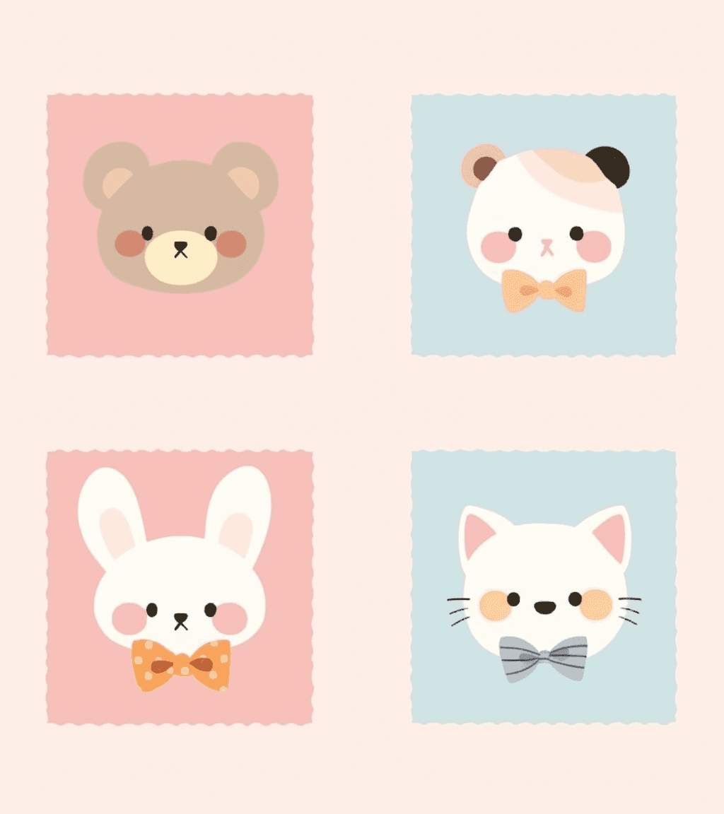 Bear Go original repeating artwork