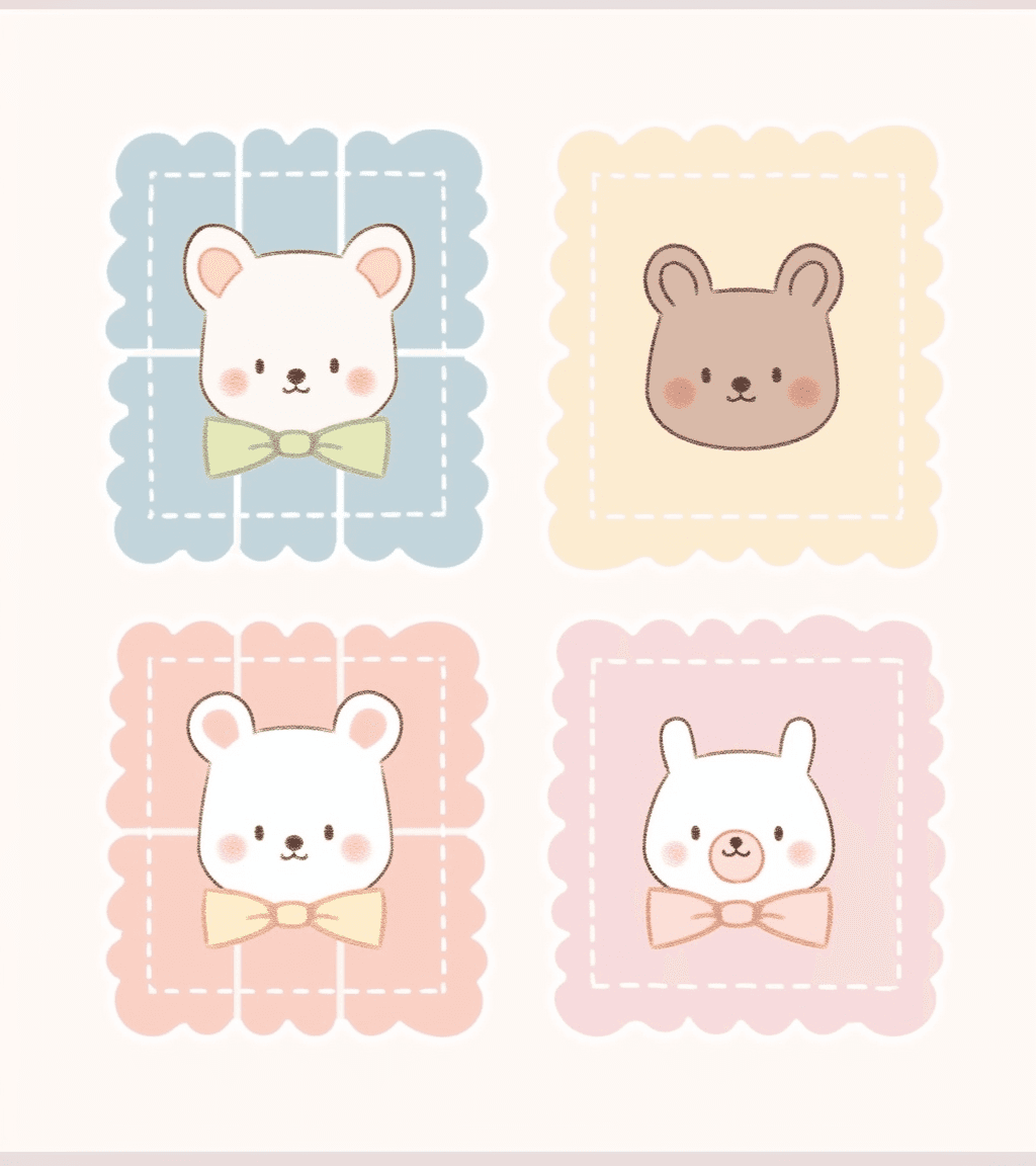 Animals 187 original repeating artwork