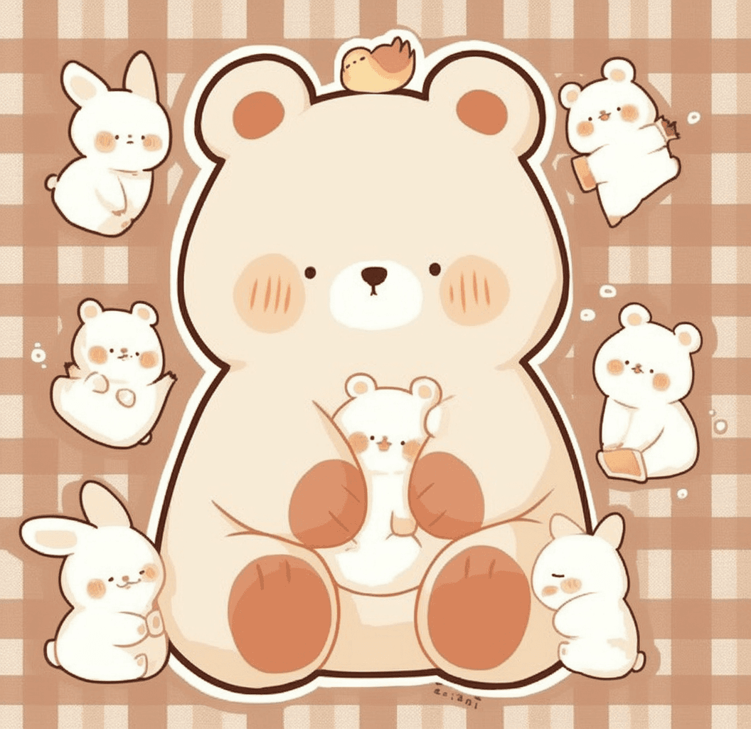 Bear 592 original repeating artwork
