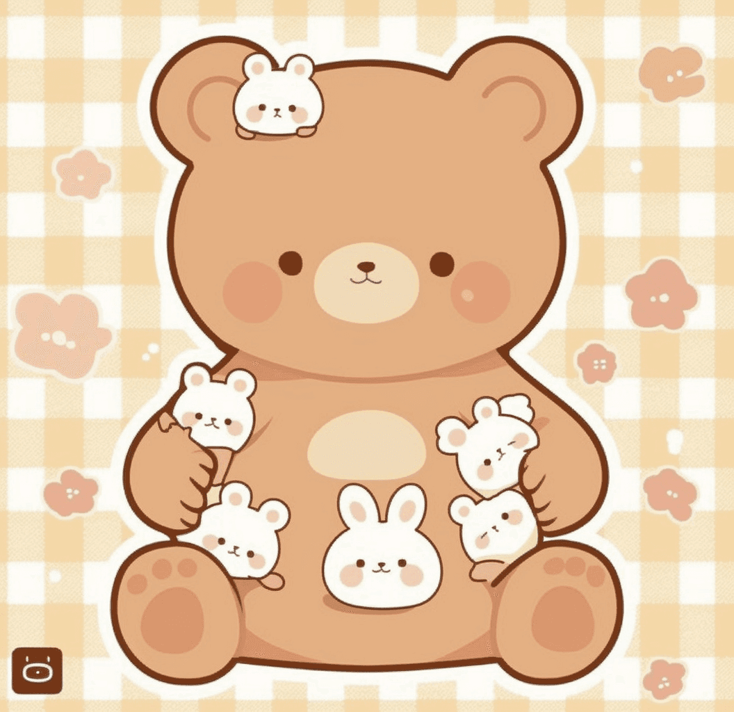 Bear 625 original repeating artwork