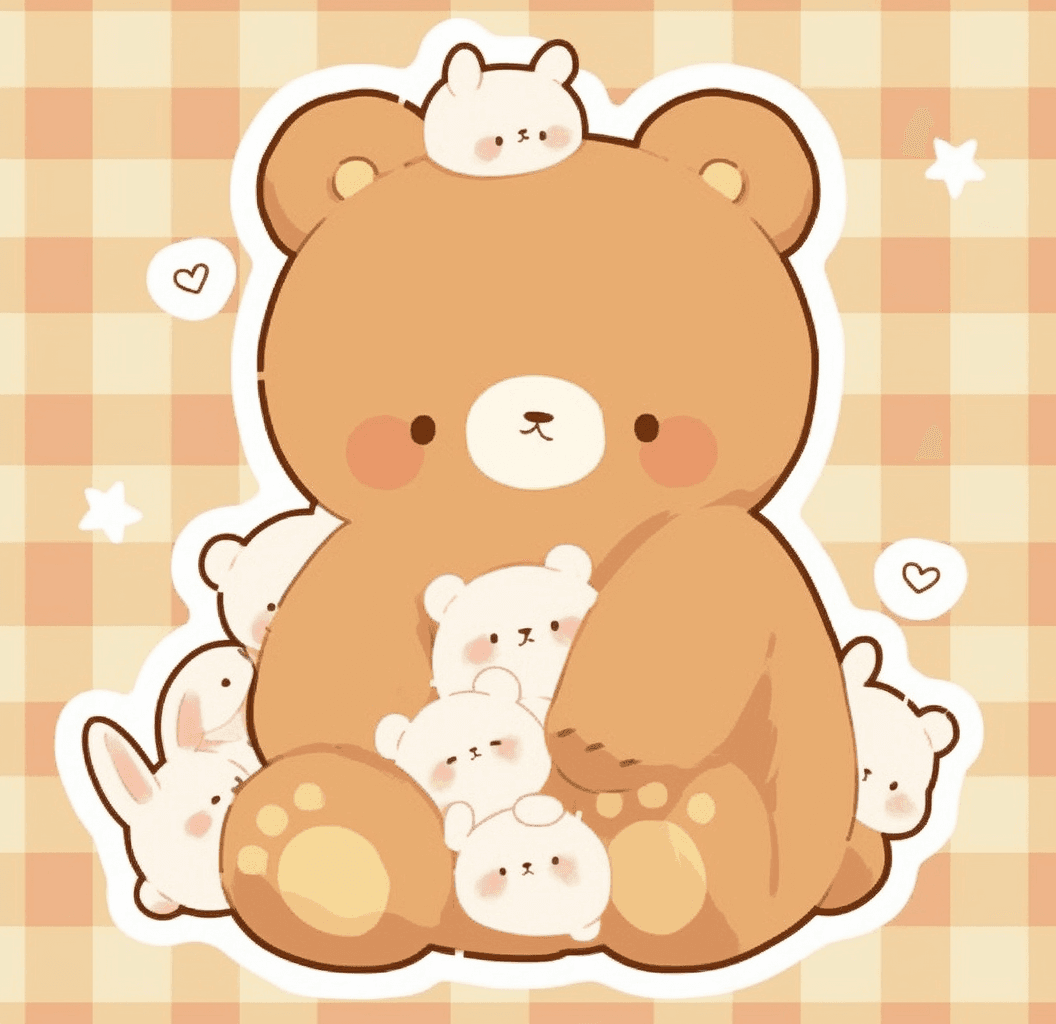 Bear 619 original repeating artwork