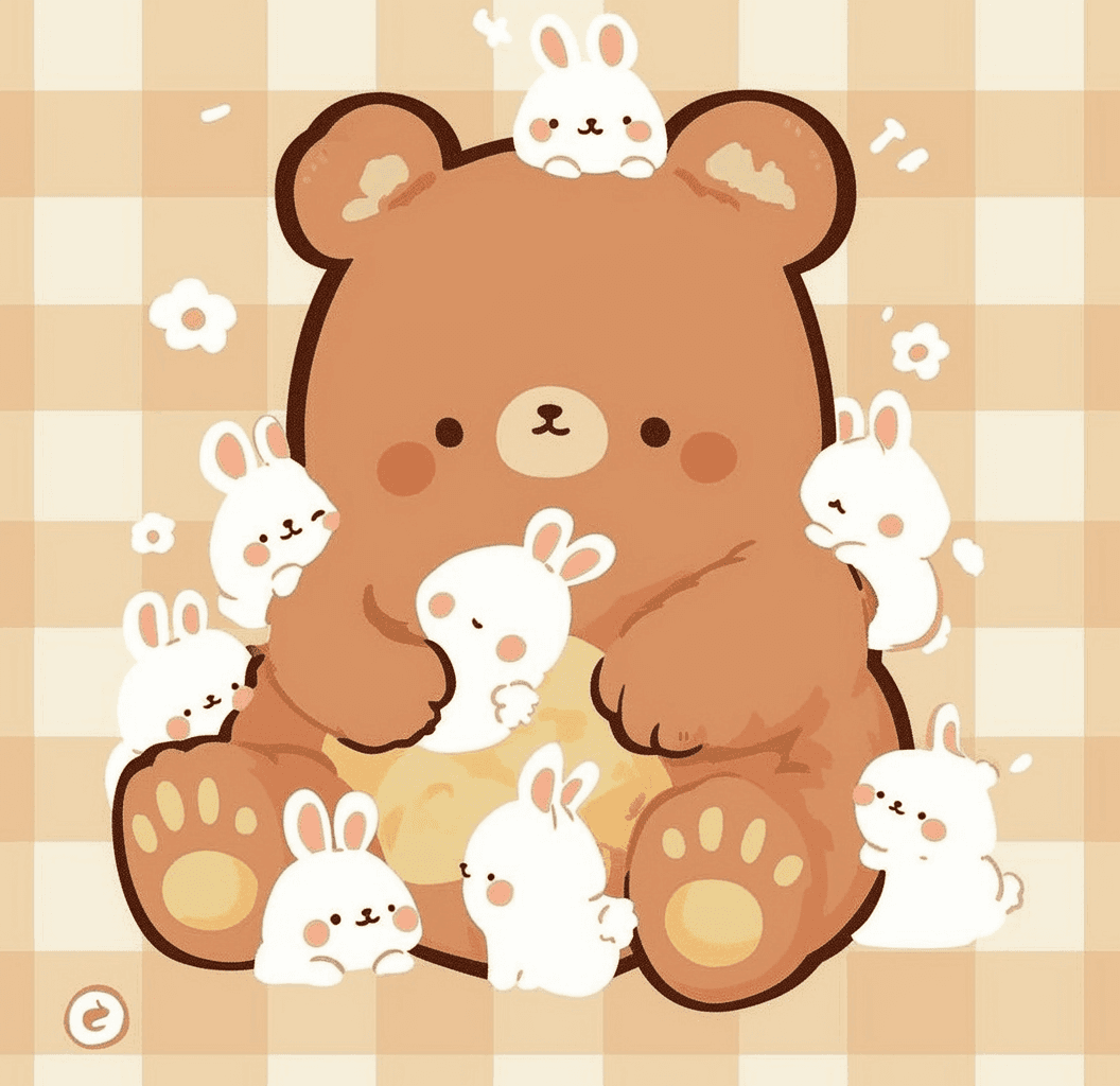 Bear 596 original repeating artwork