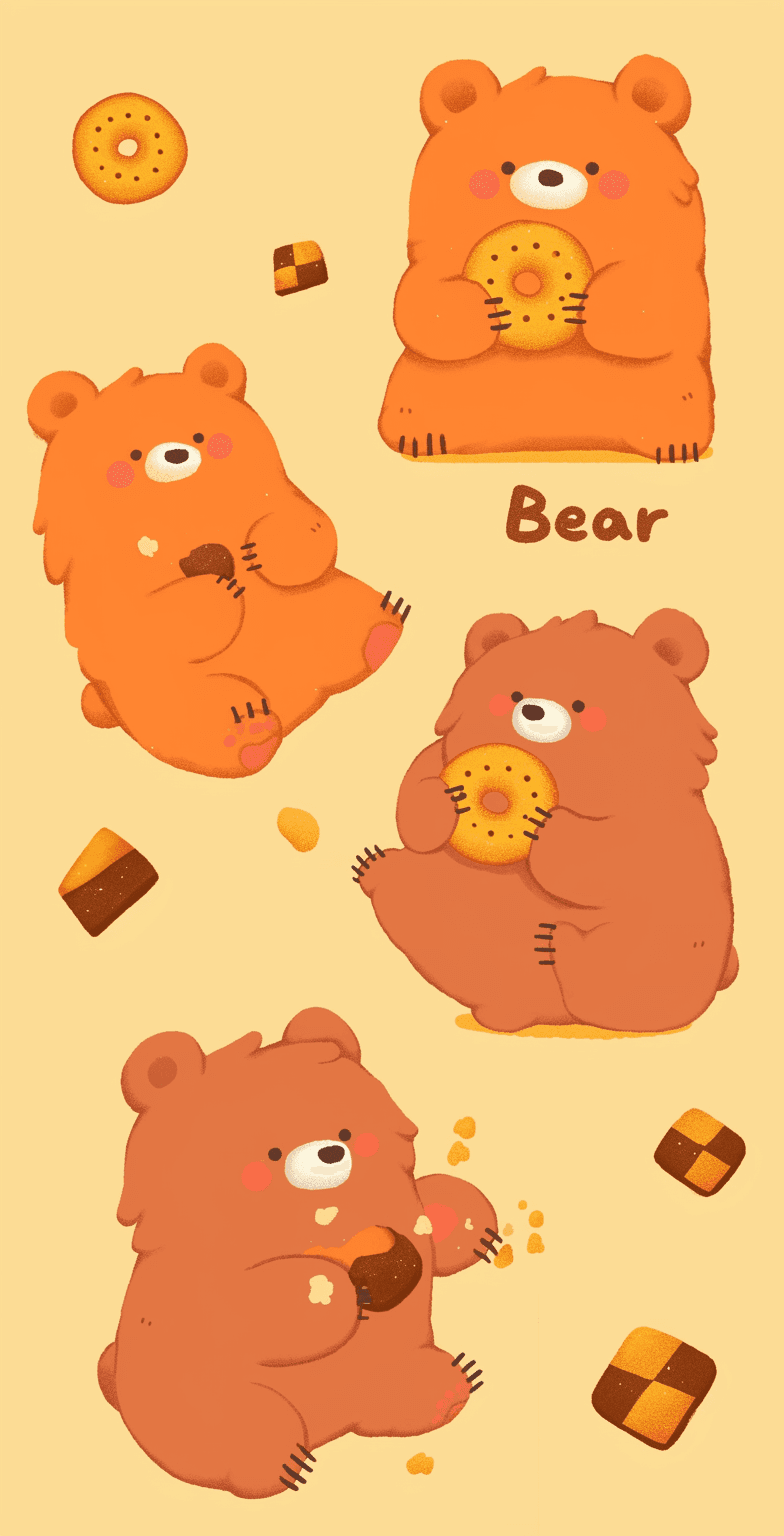 Bear 588 original repeating artwork
