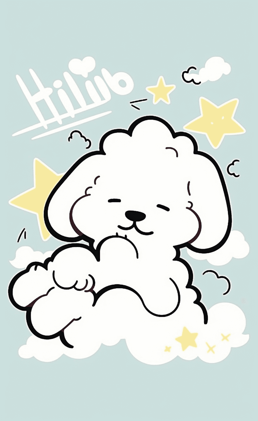 Dog 078 original repeating artwork