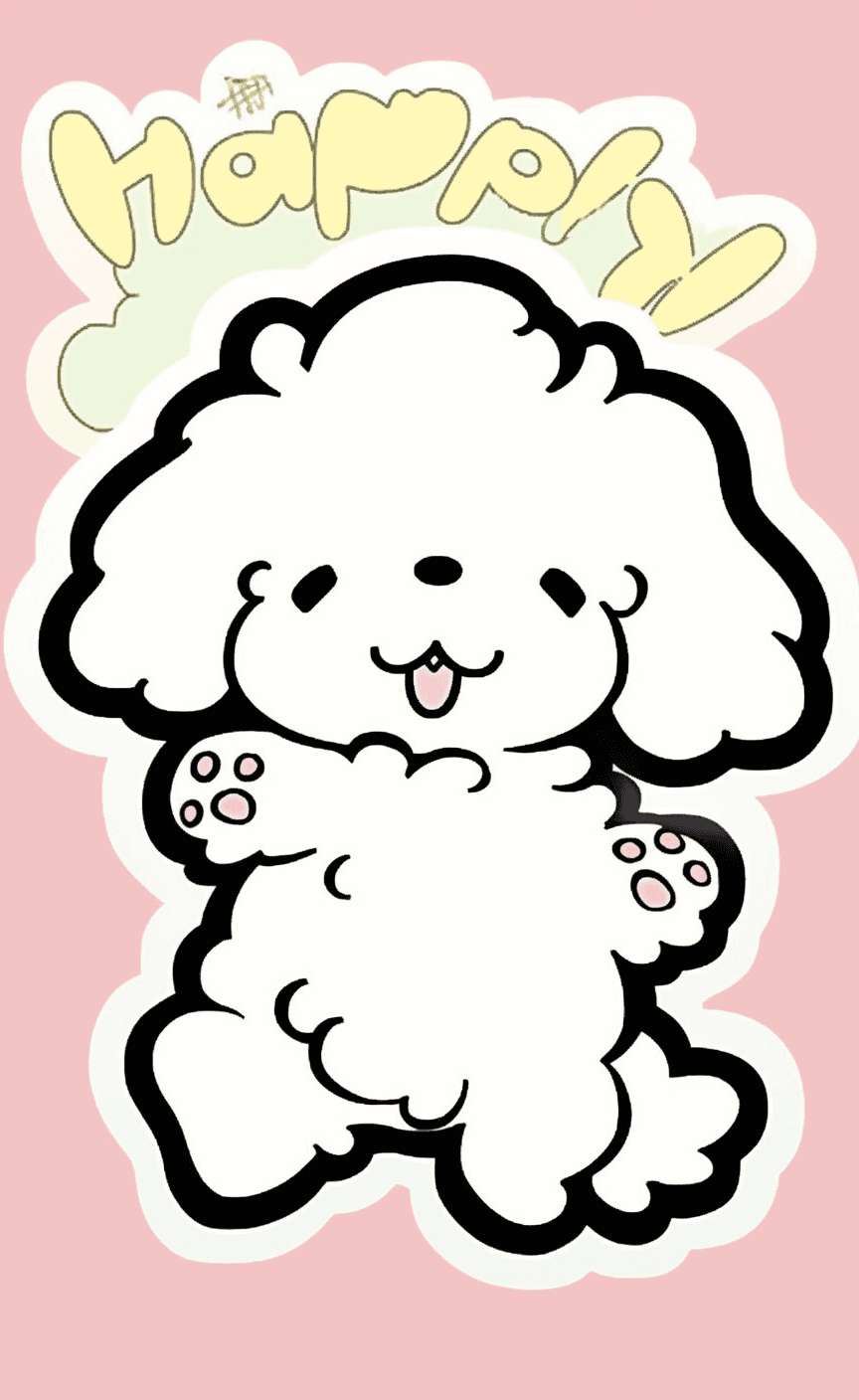 Dog 074 original repeating artwork