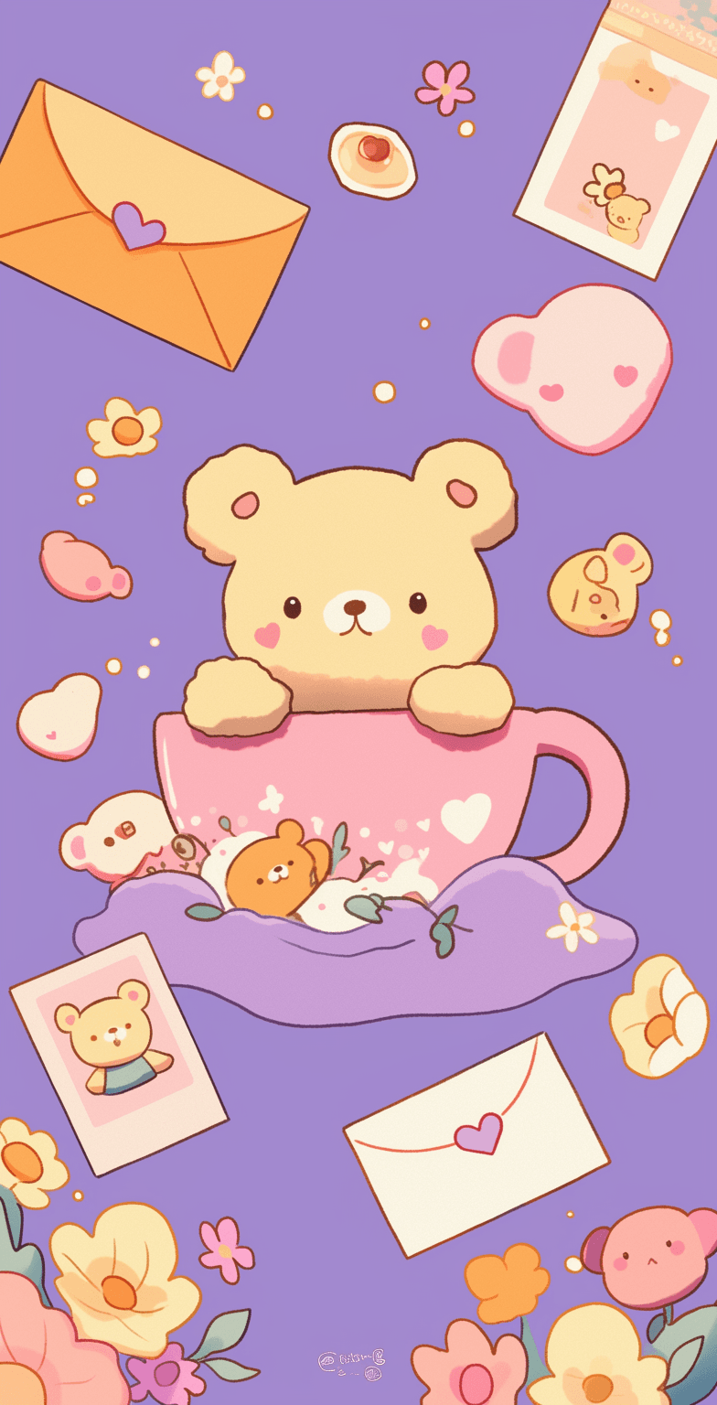 Bear 345 original repeating artwork