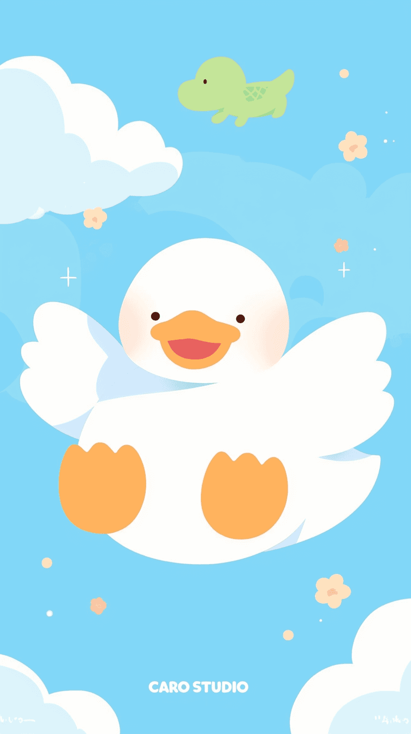 Duck Carnival original repeating artwork
