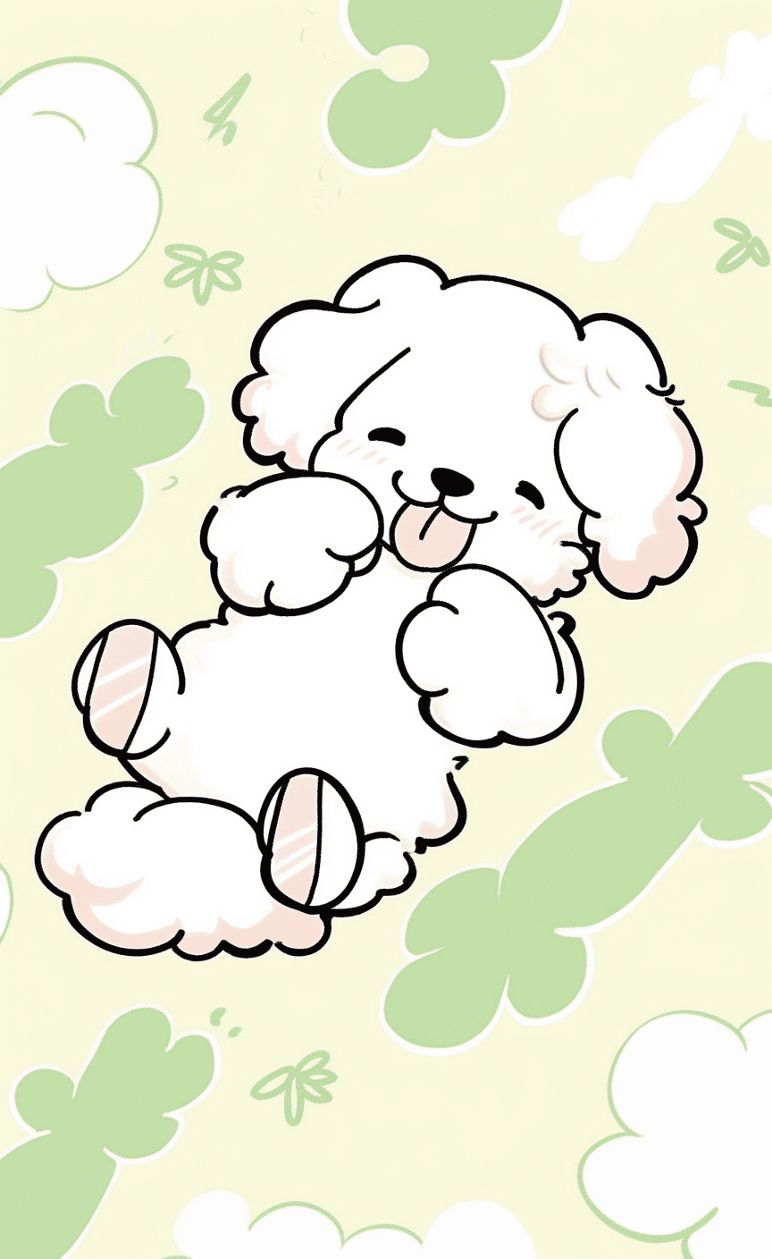 Dog 005 original repeating artwork