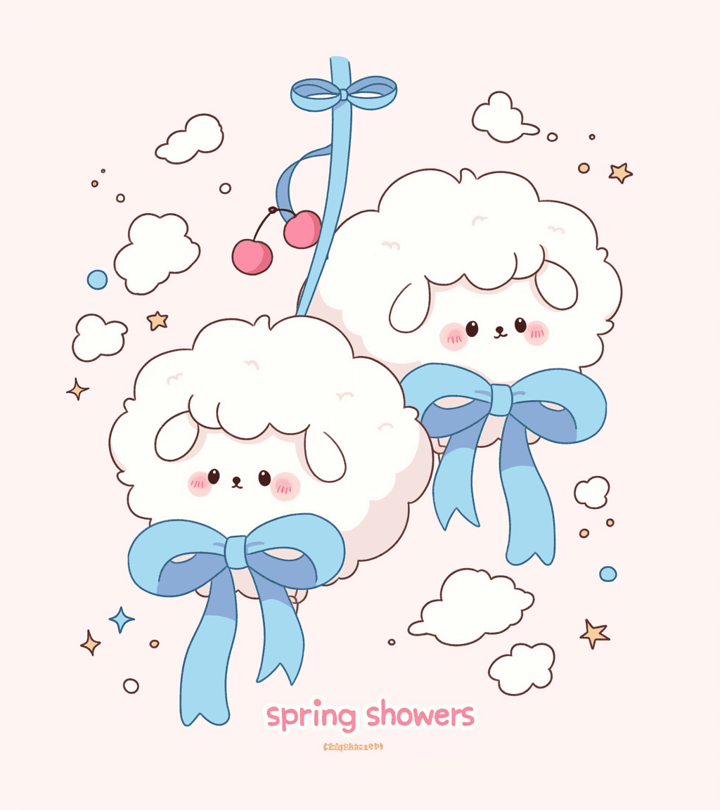Sheep Tune original repeating artwork