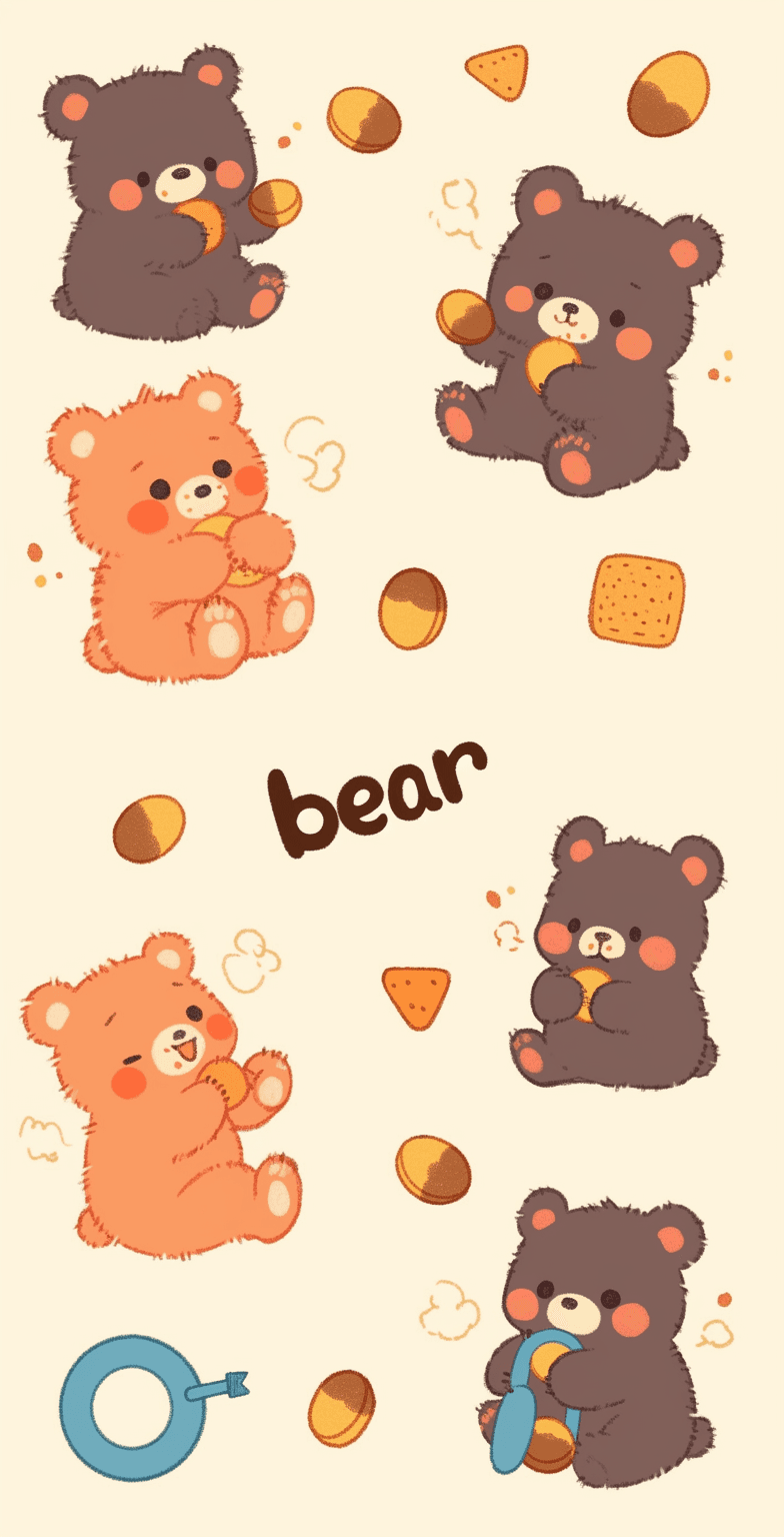 Bear 291 original repeating artwork