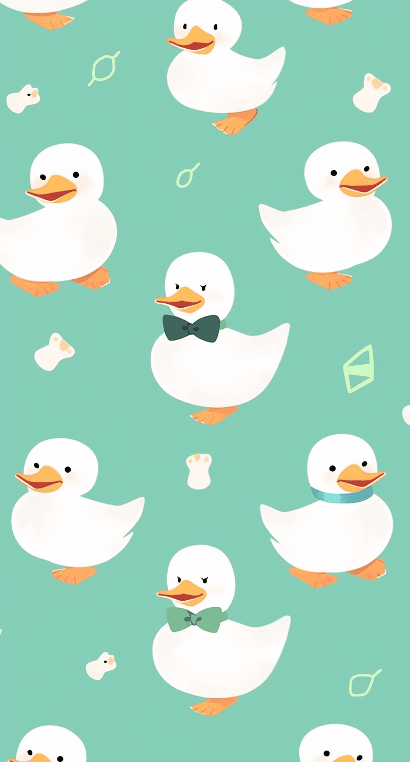 Duck Party original repeating artwork