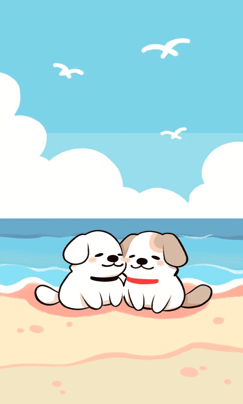 Dog West original repeating artwork