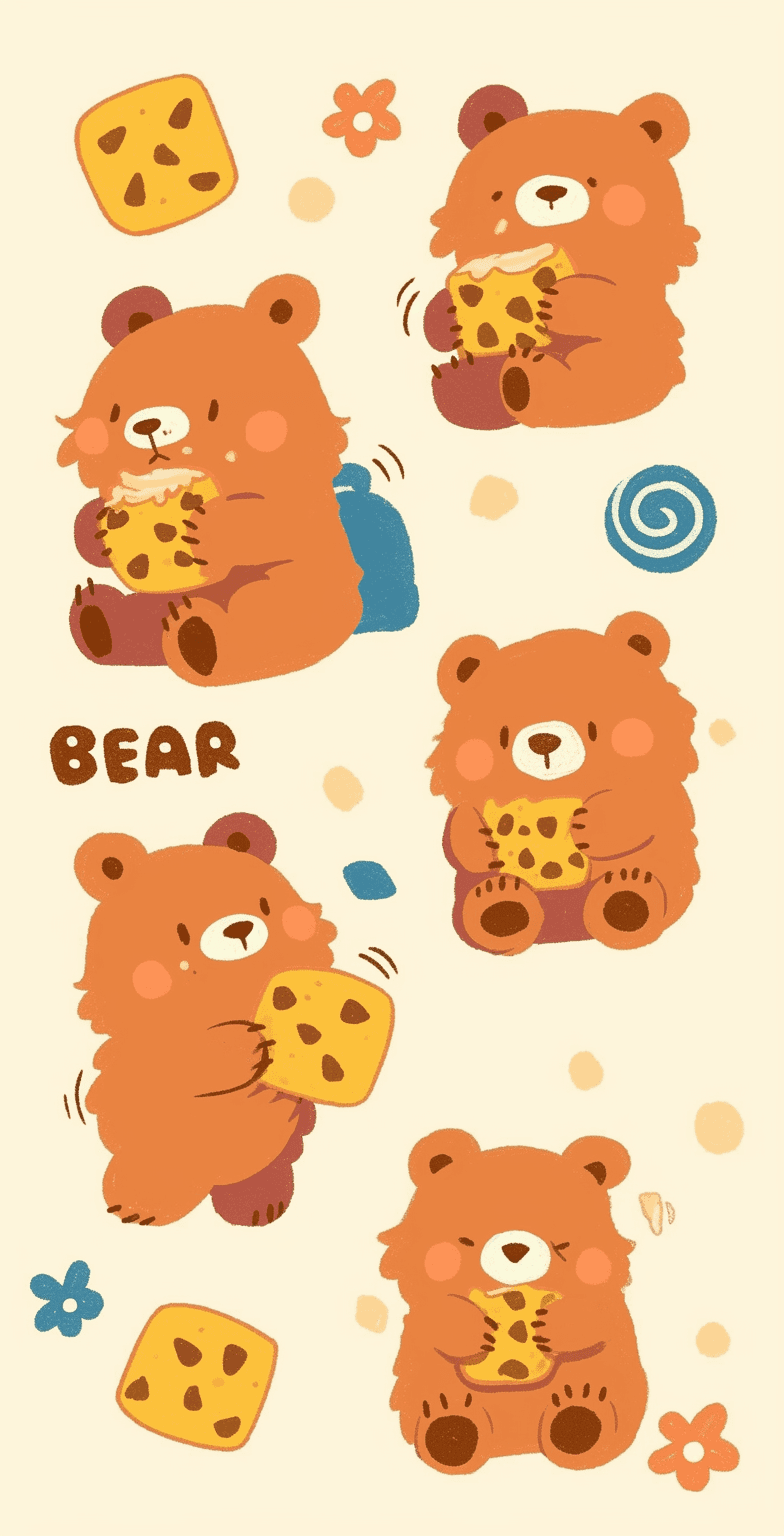 Bear 251 original repeating artwork