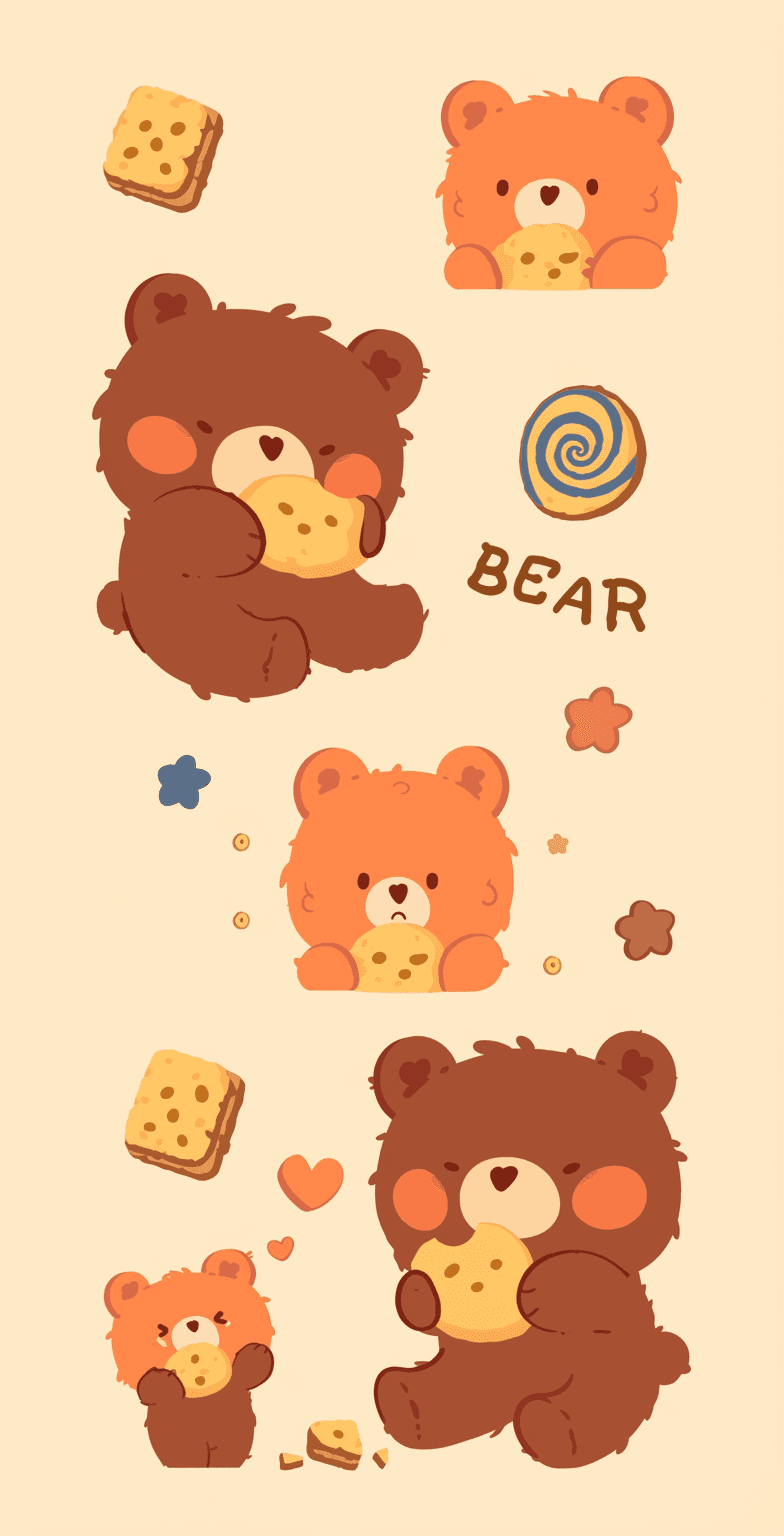 Bear 247 original repeating artwork