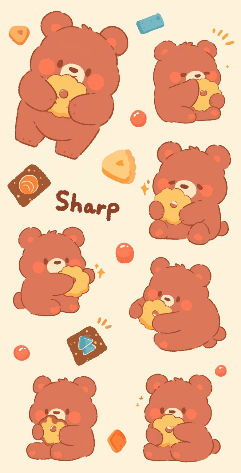 Bear 108 original repeating artwork