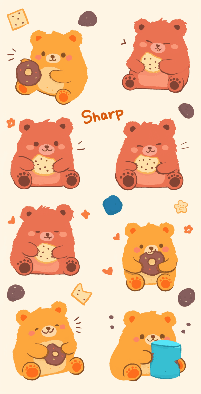 Bear 105 original repeating artwork