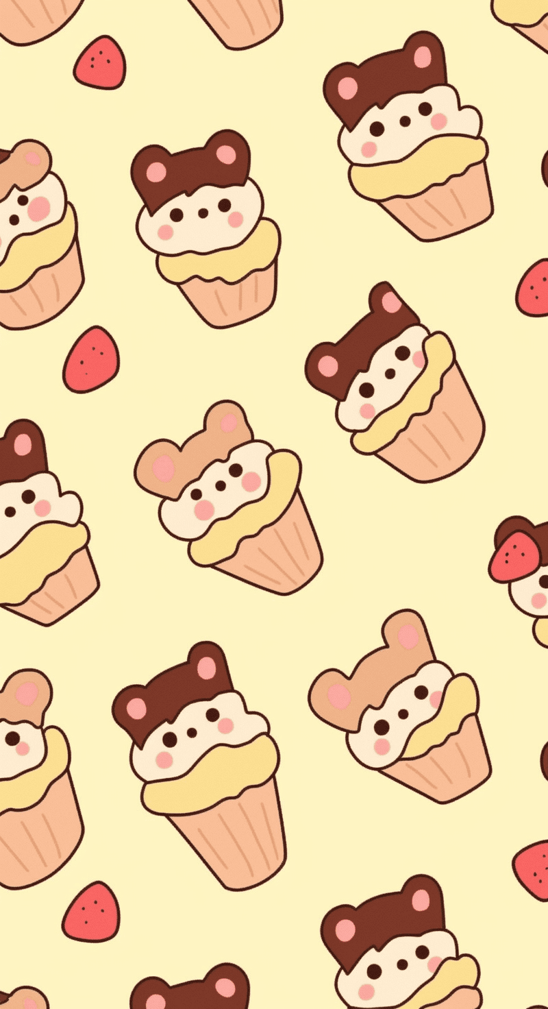 Dessert Picnic original repeating artwork