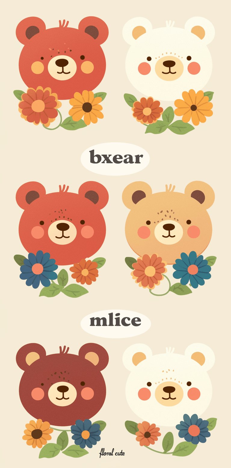 Bear 225 original repeating artwork