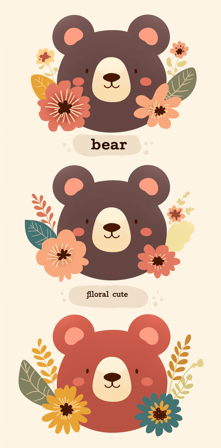 Bear 223 original repeating artwork