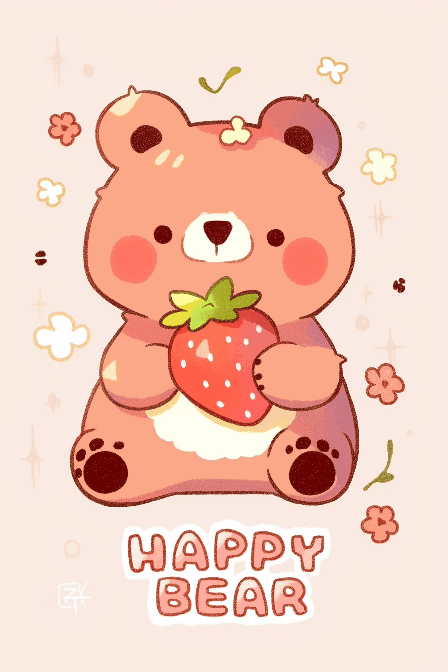 Bear 201 original repeating artwork