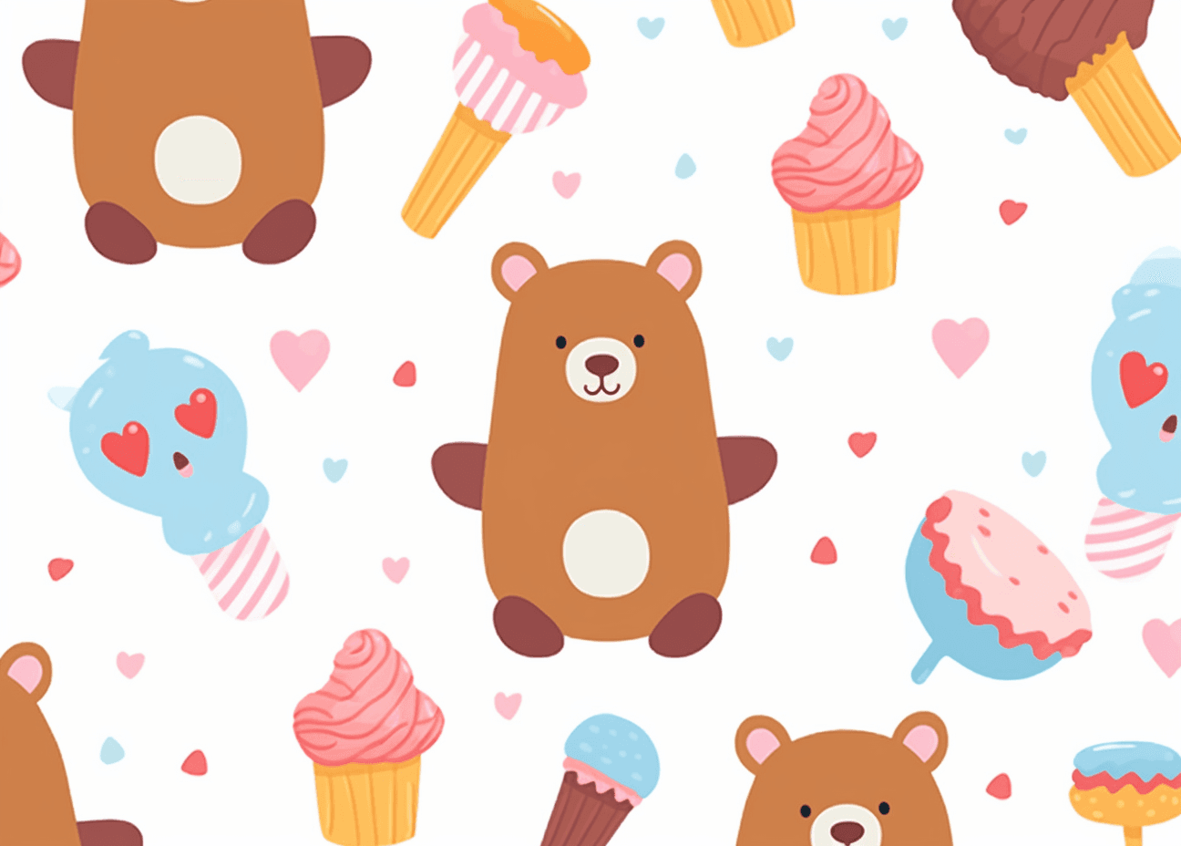 Ice Cream Onyx original repeating artwork