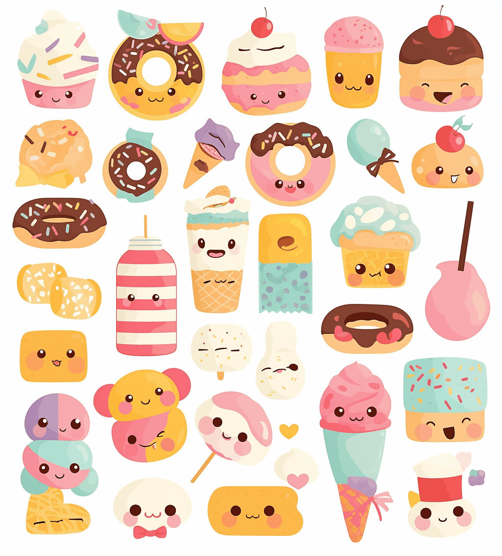 Ice Cream 037 original repeating artwork