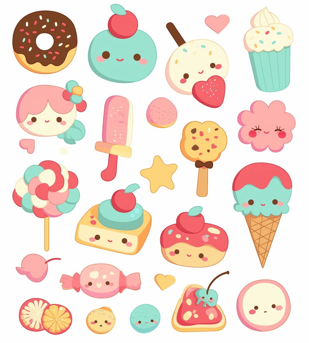 Ice Cream 076 original repeating artwork