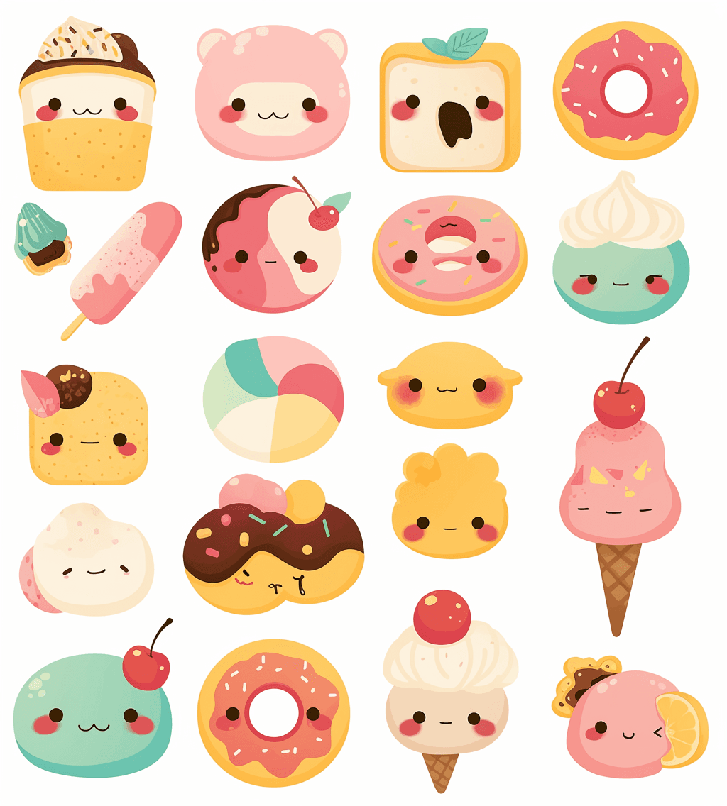 Ice Cream 104 original repeating artwork